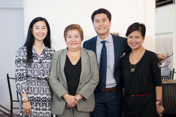 Nanette Señeres, Rowena Sagaysay, Daniel Perez and Lou Molina